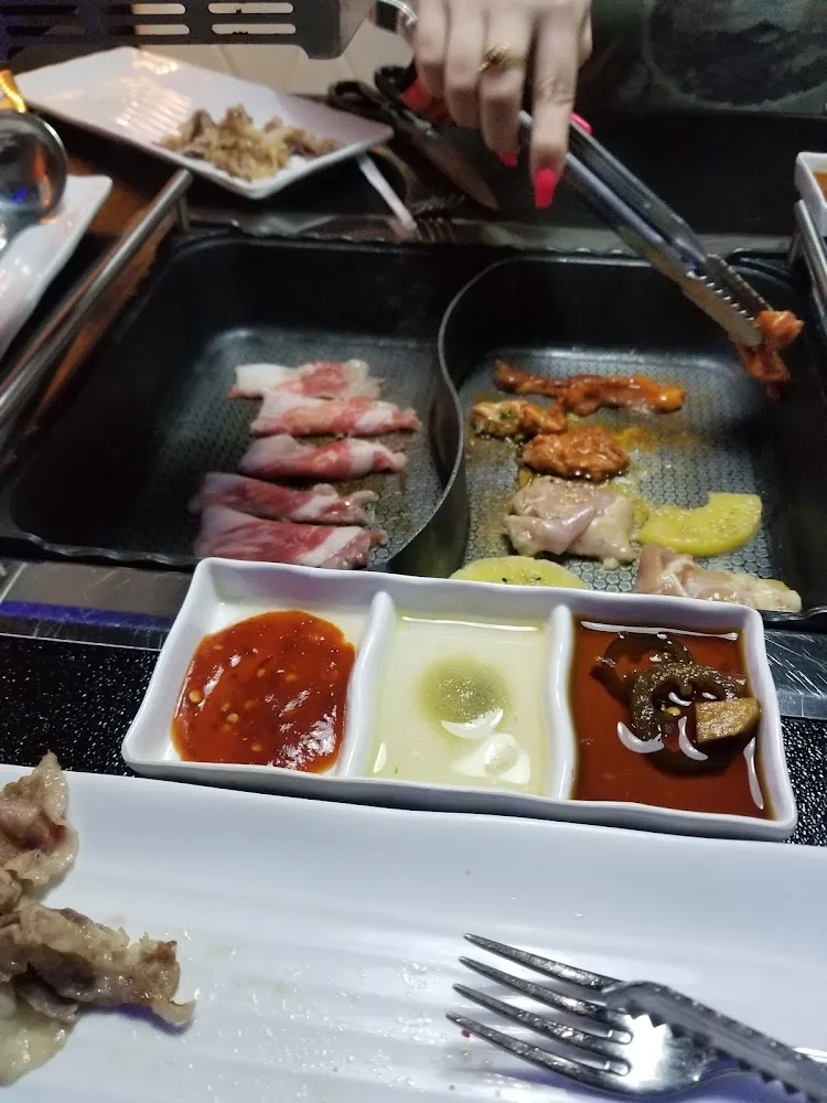 Hawaiian BBQ Chicken and Beef Brisket